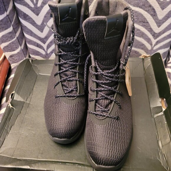 Nike Jordan Future EP Boot Sneakers Black Water Resistant 854554-002 US Men 12.5 - Picture 8 of 16